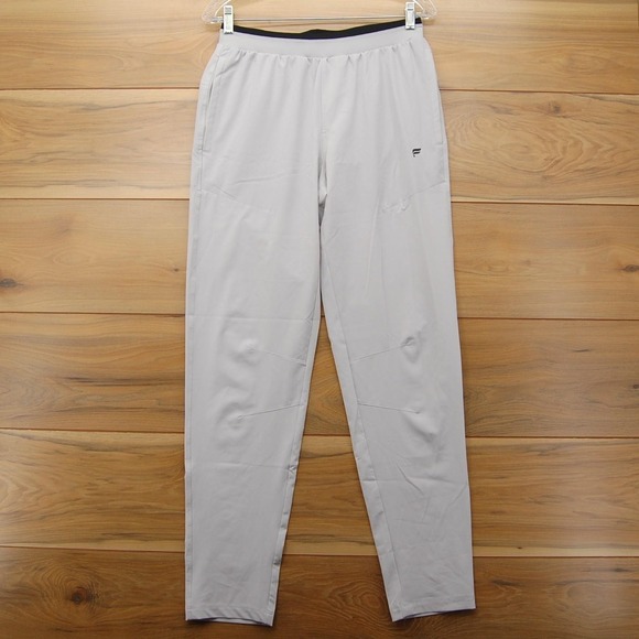 Fabletics Athletic Jogger Mens Medium Gray Lightweight Stretch Pocket Drawstring - Picture 1 of 11